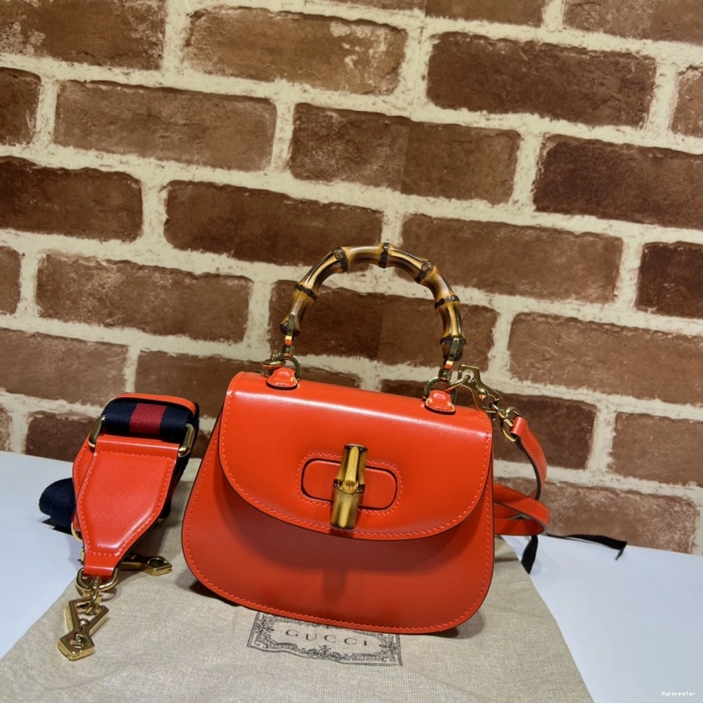 Hyperpeter bag with Bamboo handle top GUCCI Mini 0711
